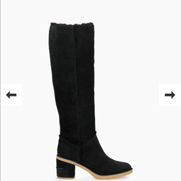 UGG Shoes - NIB Ugg Kasen II Tall Black Boot Size 7.5